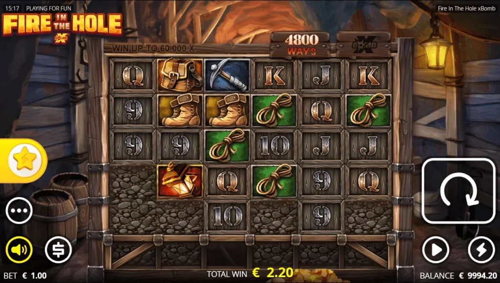 Fire in the Hole Slot Machine Review